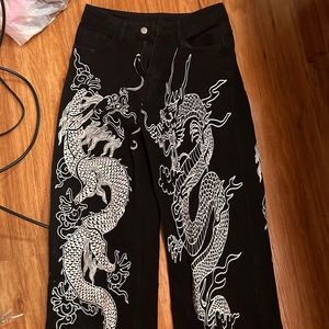 Worn jeans no damage